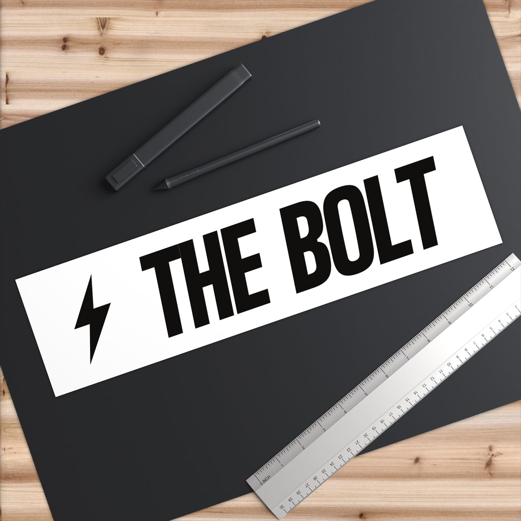 The BOLT Sticker — Rock Radio Vinyl Decal for Laptop, Water Bottle, Helmet & Bumper