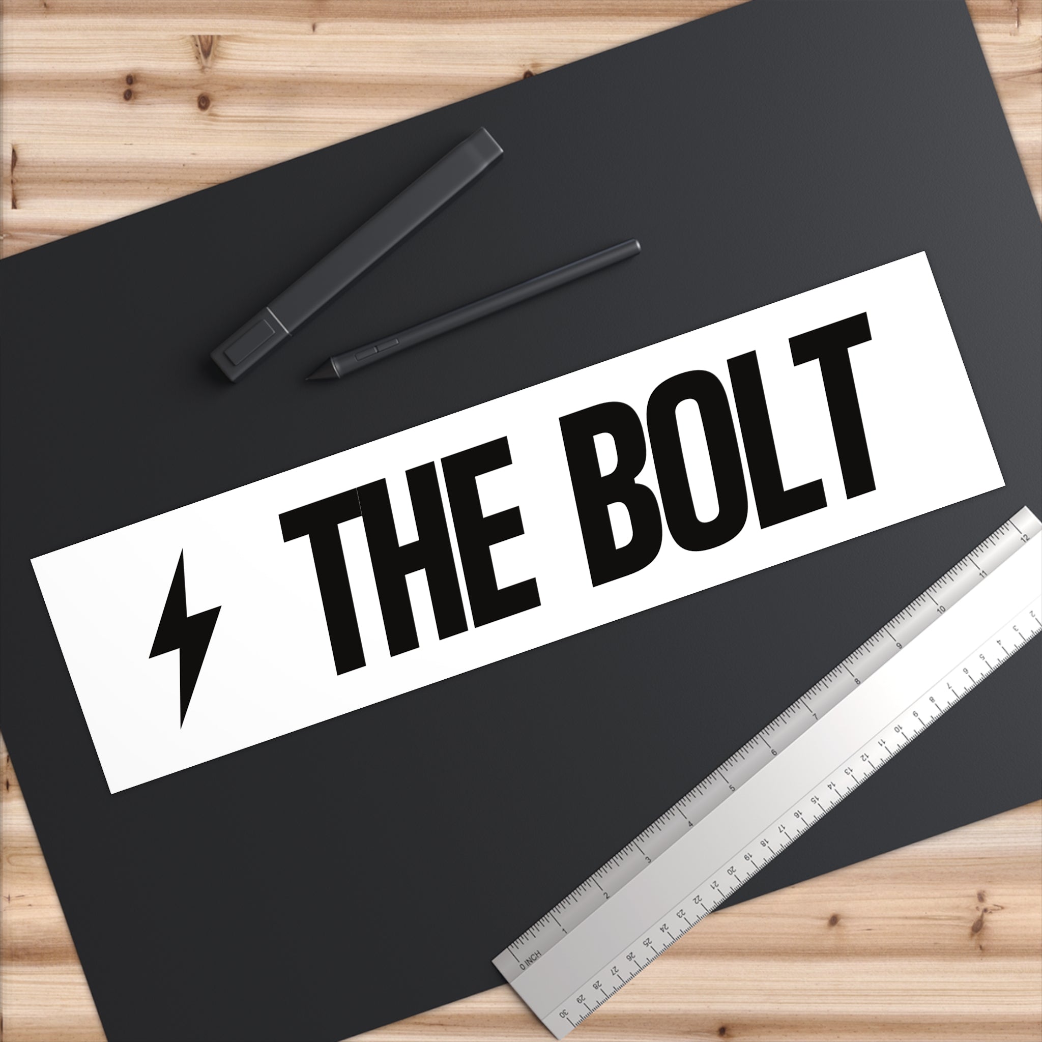 The BOLT Sticker — Rock Radio Vinyl Decal for Laptop, Water Bottle, Helmet & Bumper