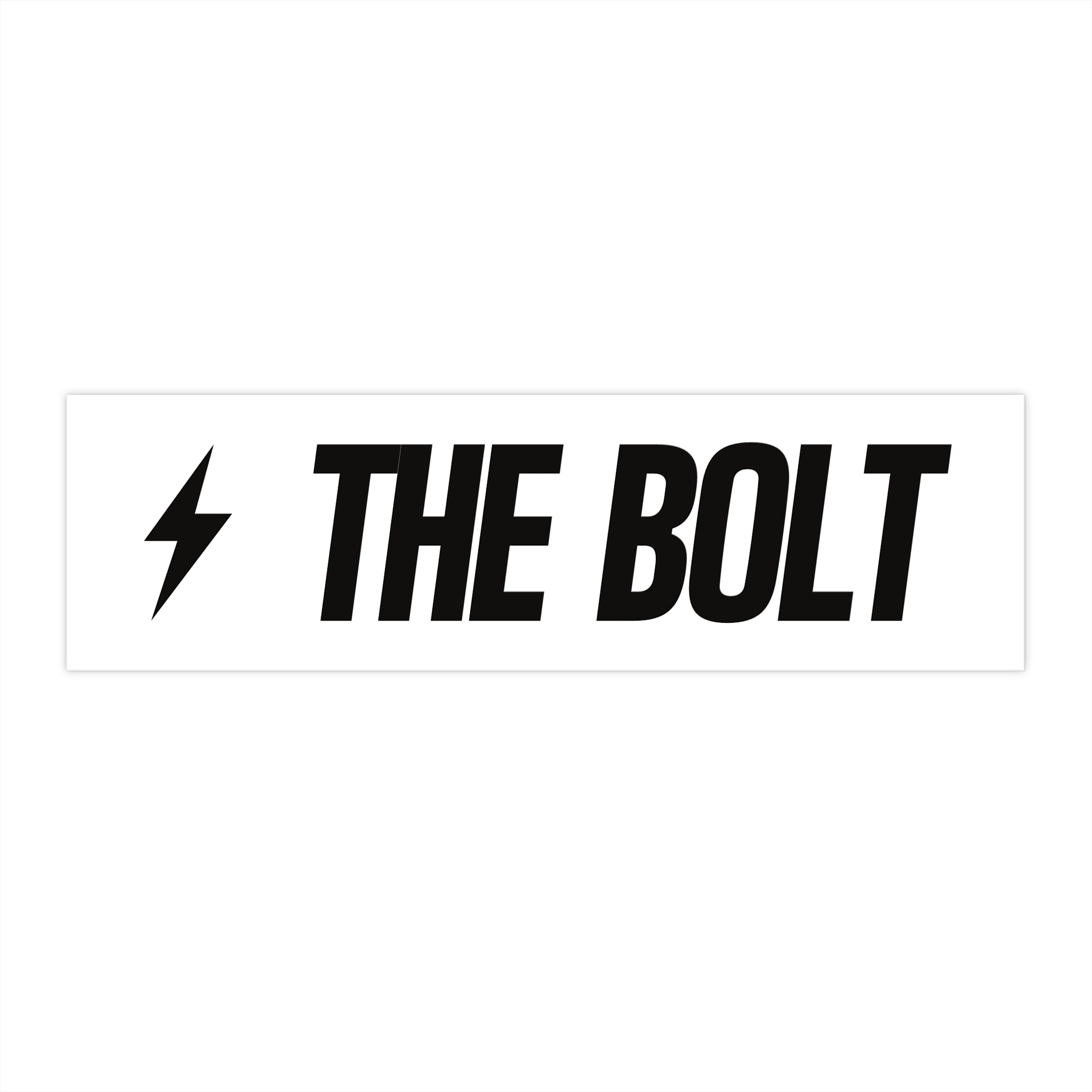 The BOLT Sticker — Rock Radio Vinyl Decal for Laptop, Water Bottle, Helmet & Bumper
