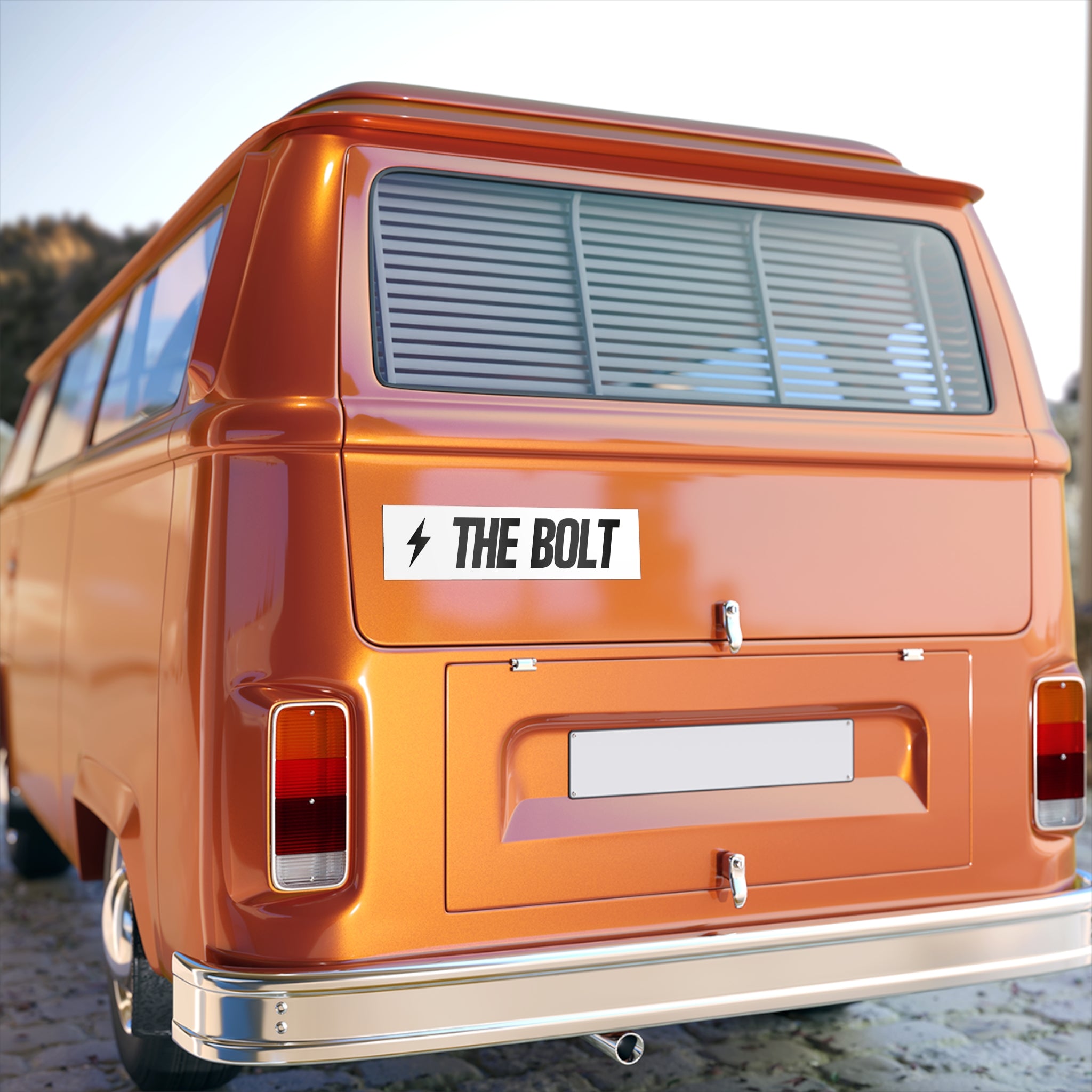 The BOLT Sticker — Rock Radio Vinyl Decal for Laptop, Water Bottle, Helmet & Bumper