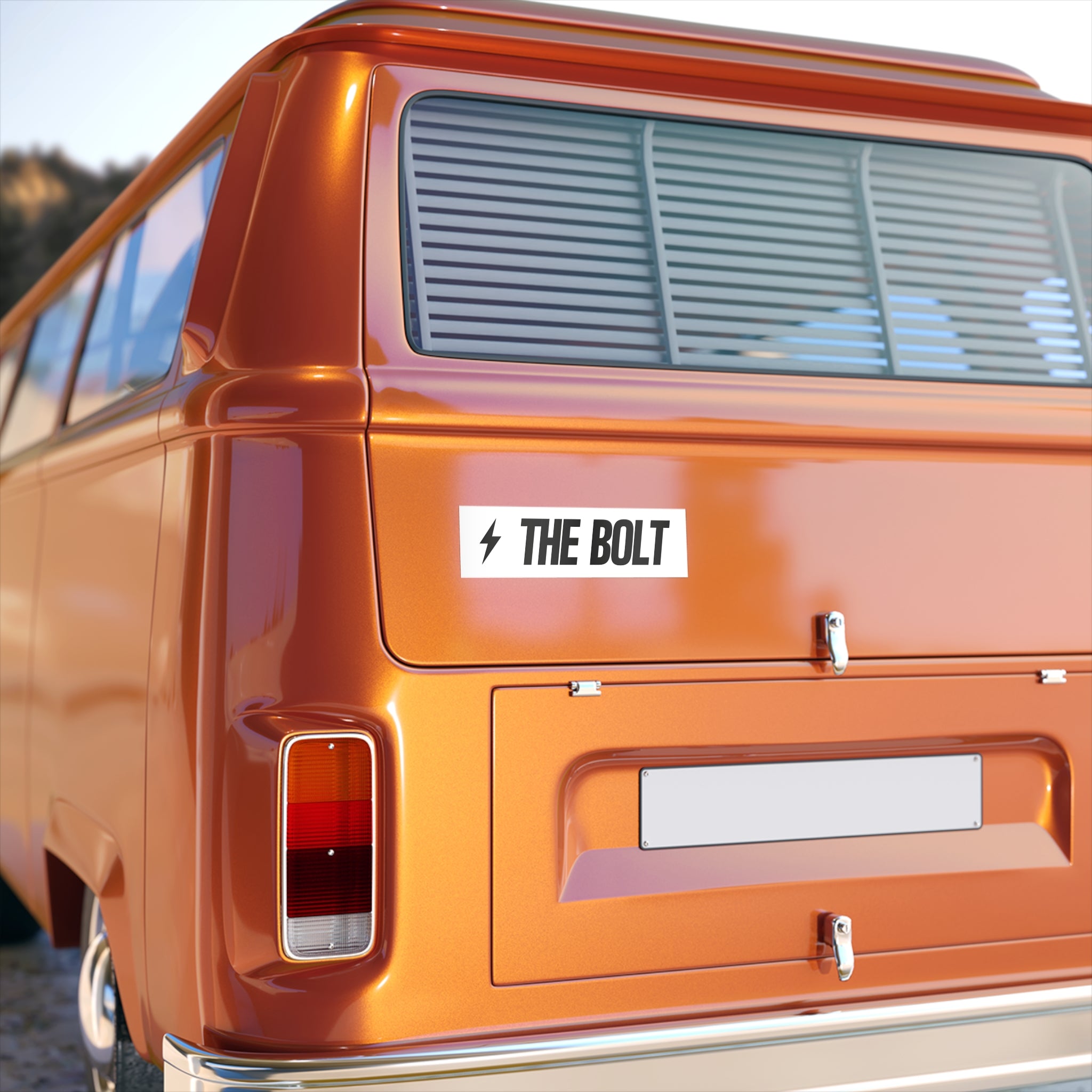 The BOLT Sticker — Rock Radio Vinyl Decal for Laptop, Water Bottle, Helmet & Bumper