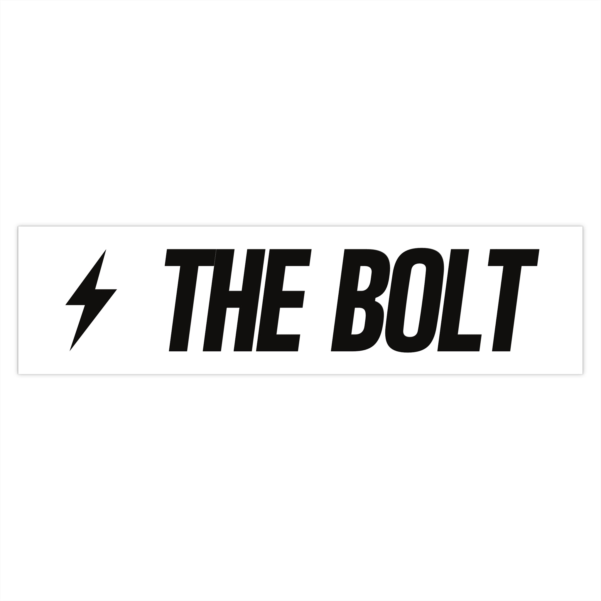 The BOLT Sticker — Rock Radio Vinyl Decal for Laptop, Water Bottle, Helmet & Bumper