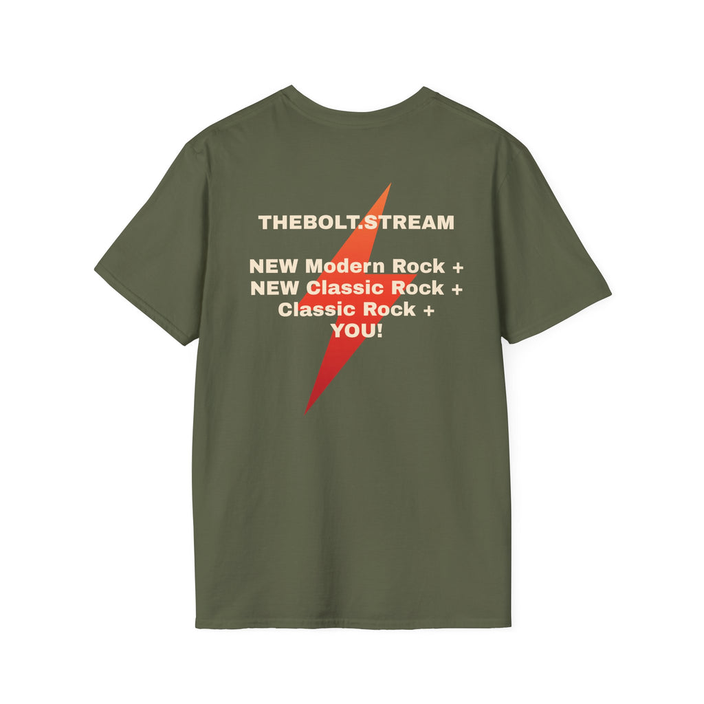 The BOLT Radio Lightning T-Shirt — The New Modern Rock + Classic Rock Station Tee