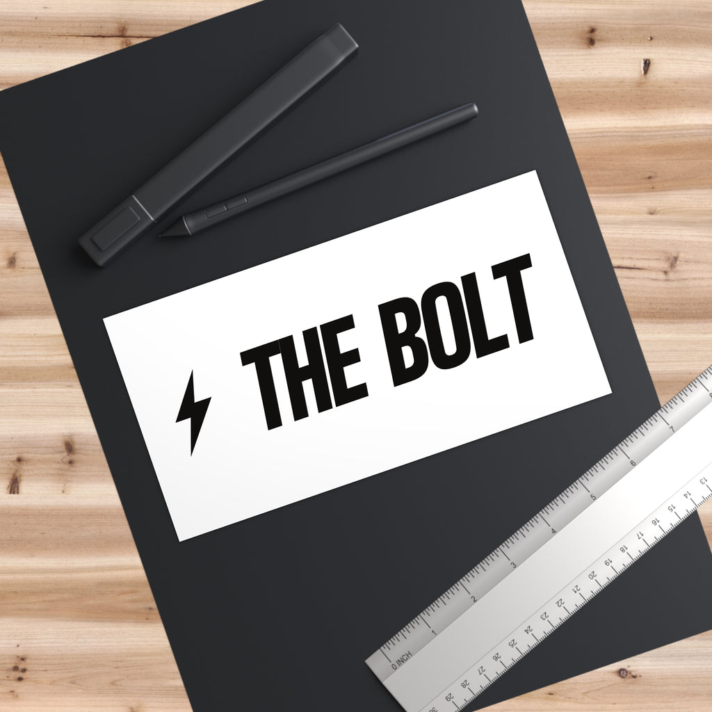 The BOLT Sticker — Rock Radio Vinyl Decal for Laptop, Water Bottle, Helmet & Bumper