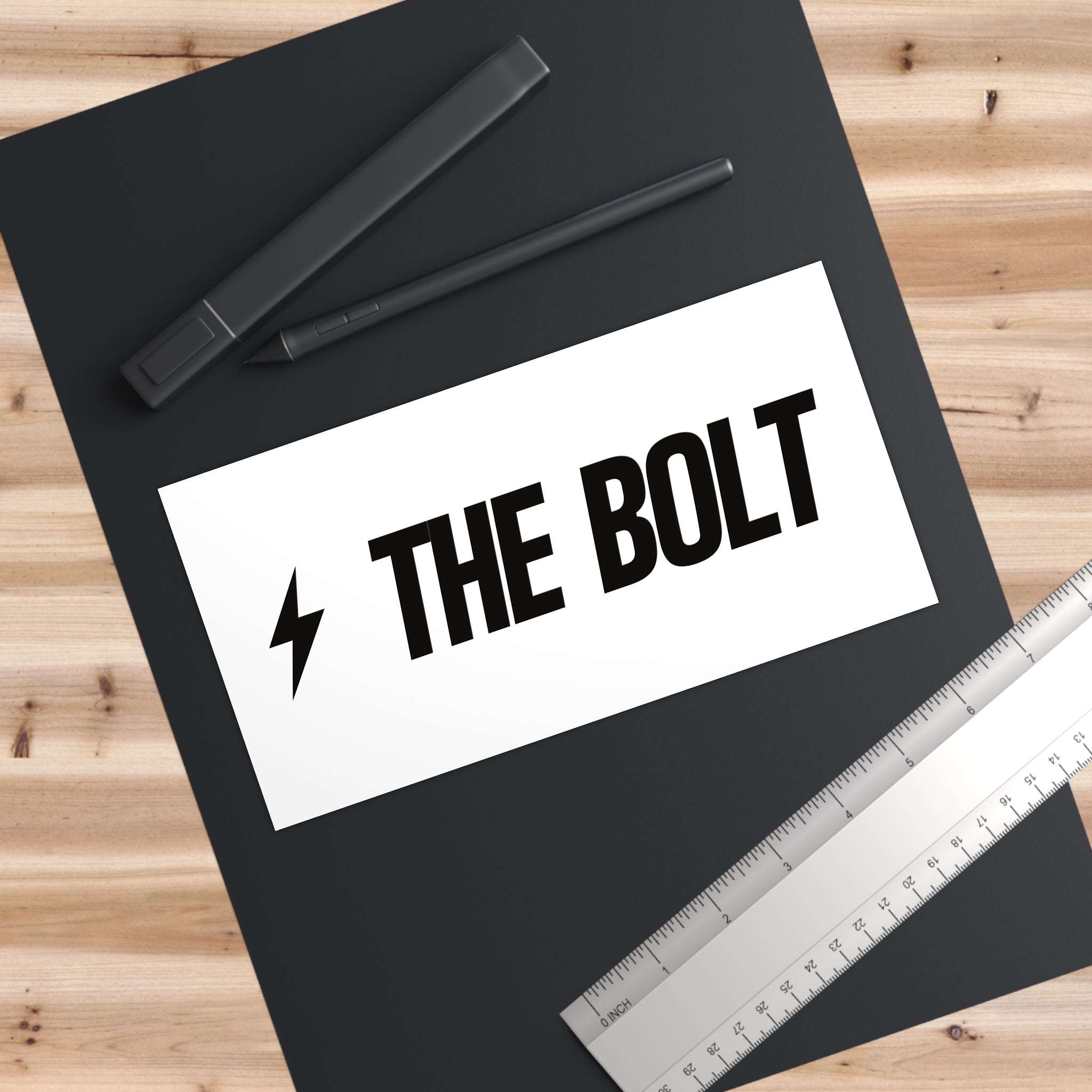 The BOLT Sticker — Rock Radio Vinyl Decal for Laptop, Water Bottle, Helmet & Bumper
