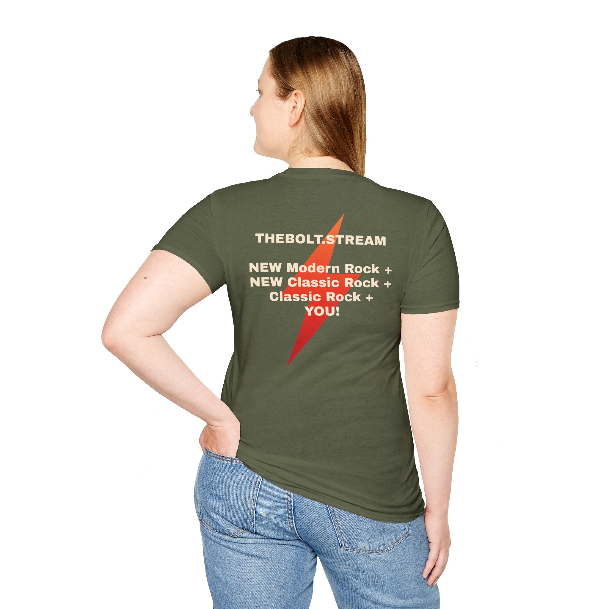 The BOLT Radio Lightning T-Shirt — The New Modern Rock + Classic Rock Station Tee