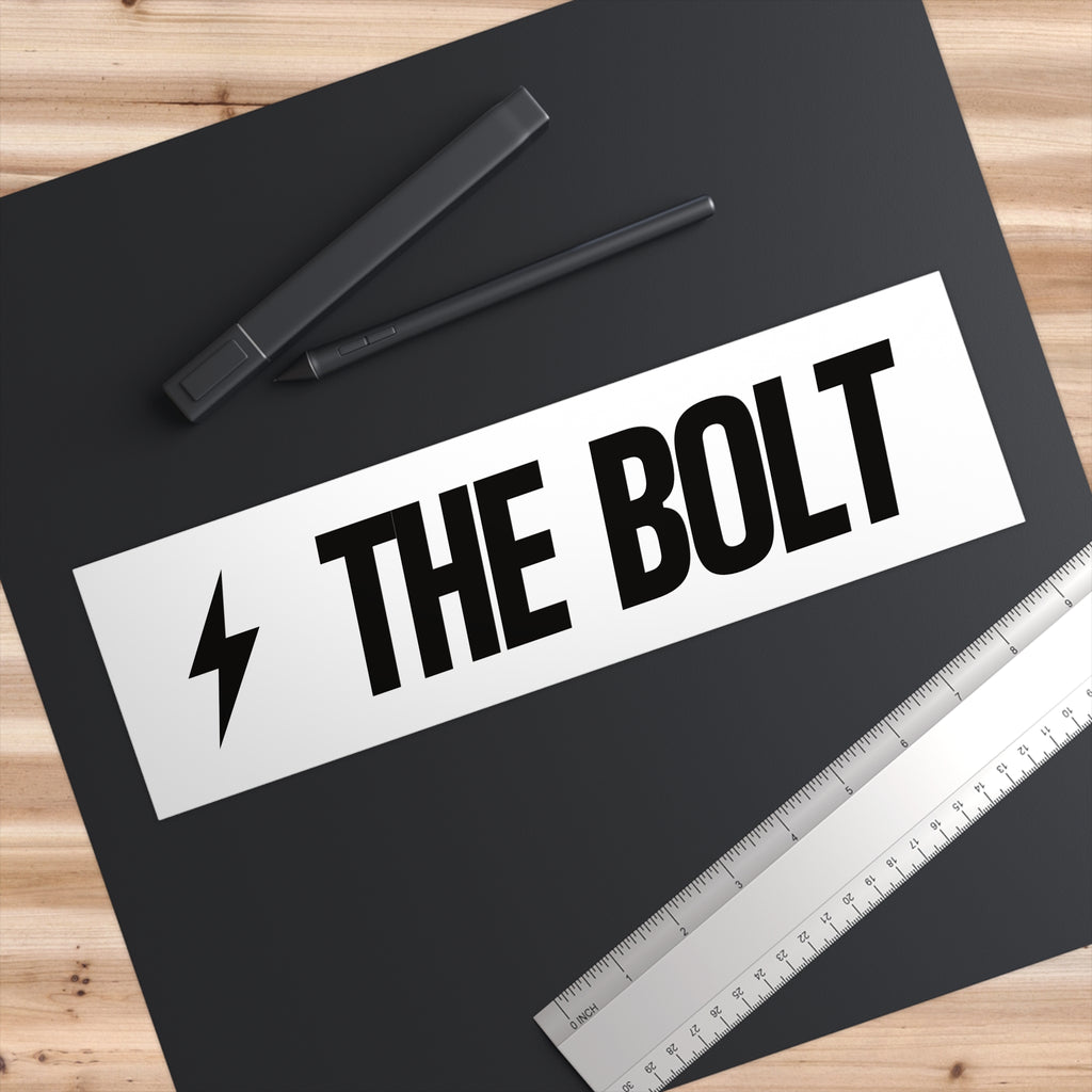 The BOLT Sticker — Rock Radio Vinyl Decal for Laptop, Water Bottle, Helmet & Bumper