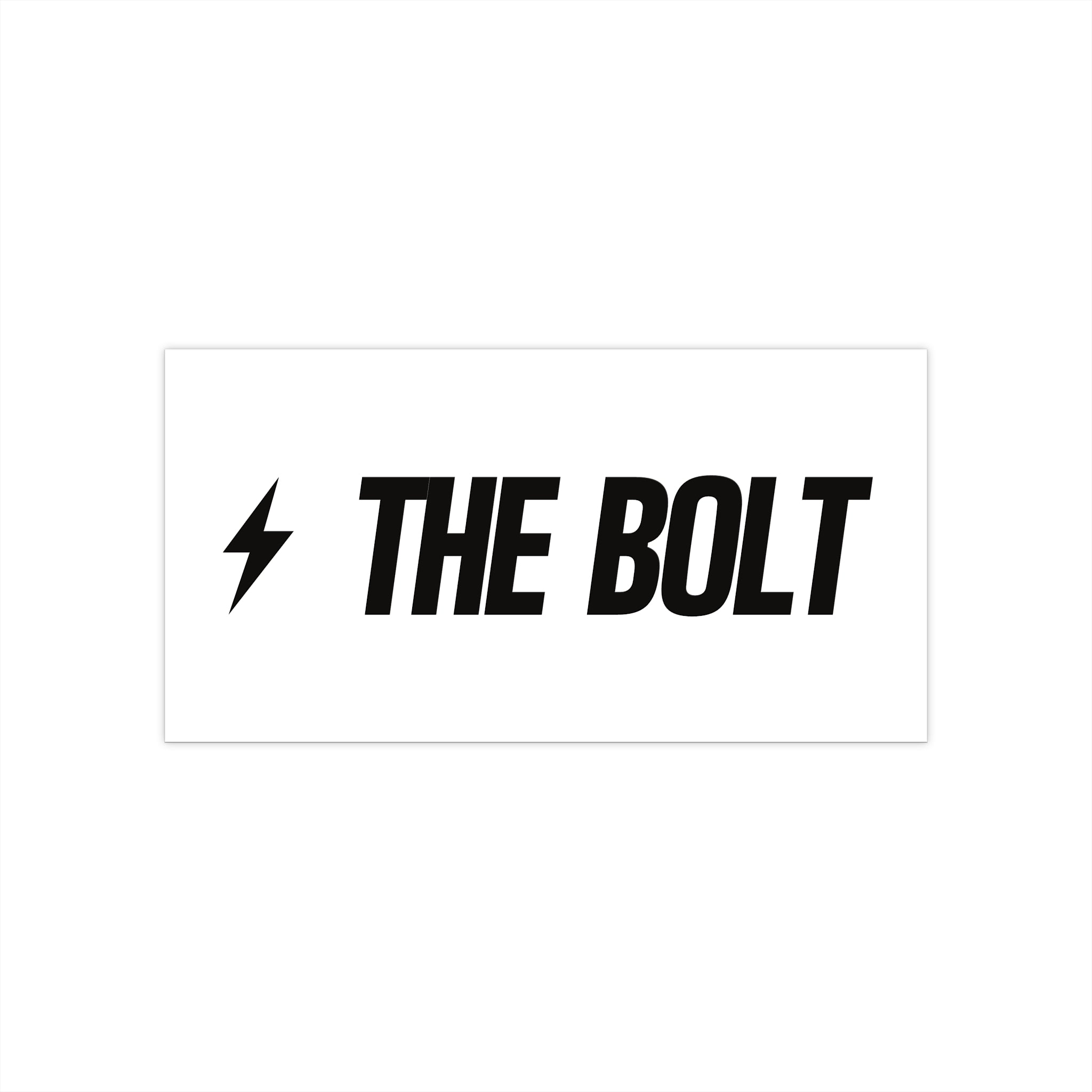 The BOLT Sticker — Rock Radio Vinyl Decal for Laptop, Water Bottle, Helmet & Bumper